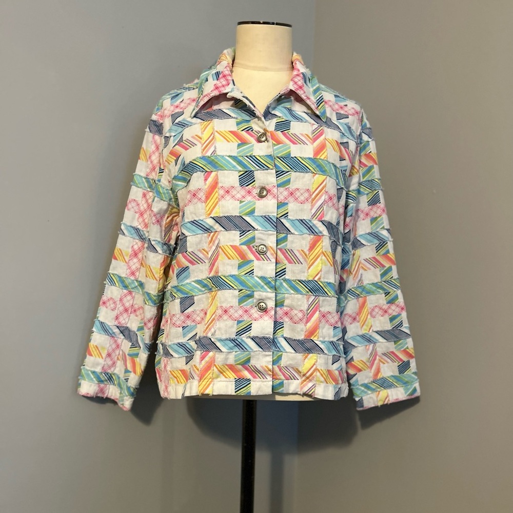 Alfred Dunner pastel jacket size 10P